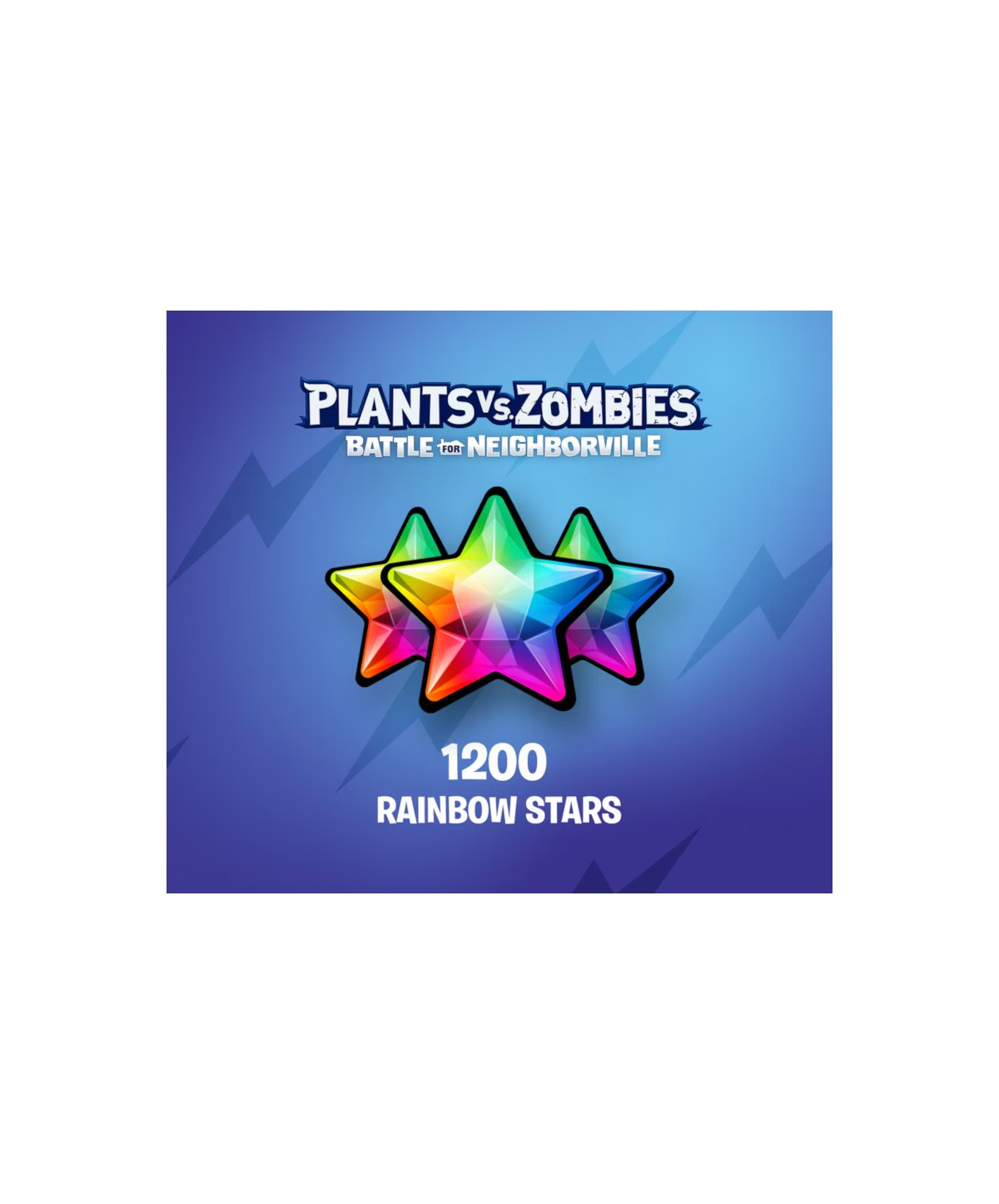 Plants vs. Zombies: Battle for Neighborville - 1200 Rainbow Stars DLC XBOX One / Xbox Series X|S Xbox One Key GLOBAL